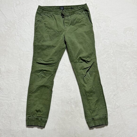 Point Zero Urban Collection Joggers Stretch Green Drawstring Men's Size 33 - Picture 1 of 11